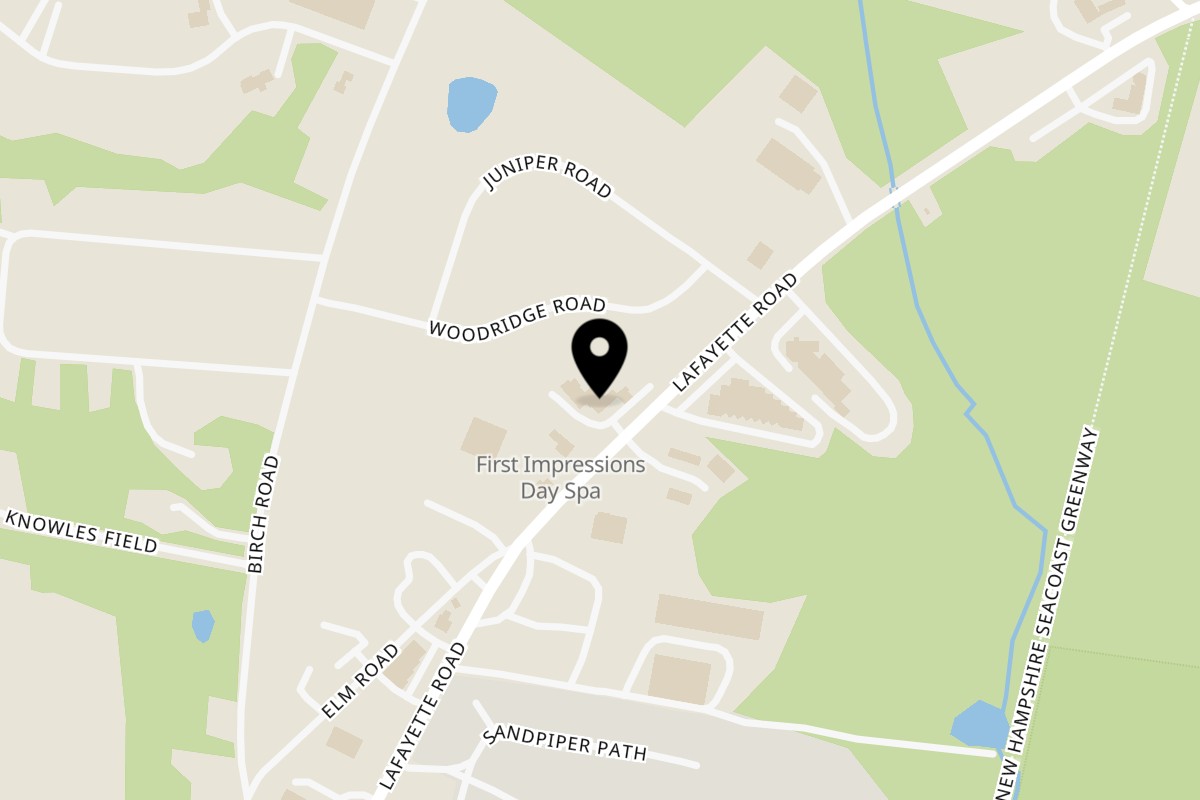Map showing the location of Rize Cafe on 122 Lafayette Rd in North Hampton